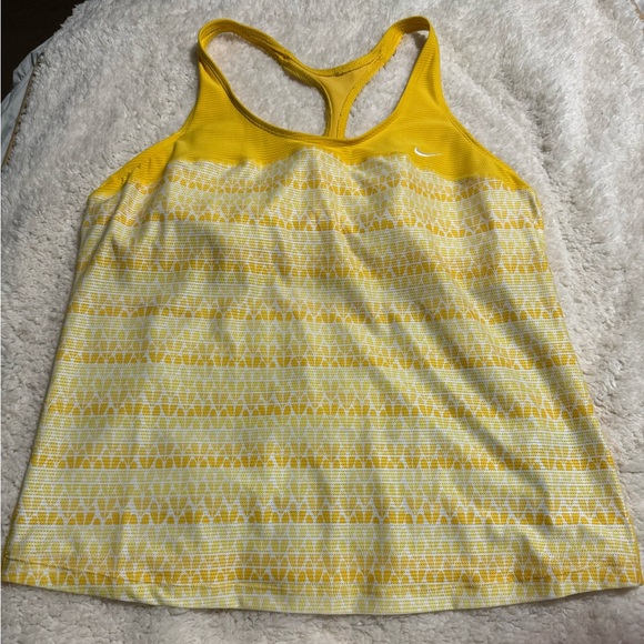 Nike Dri-FIT Razorback Tank Top with built-in bra - Picture 1 of 2